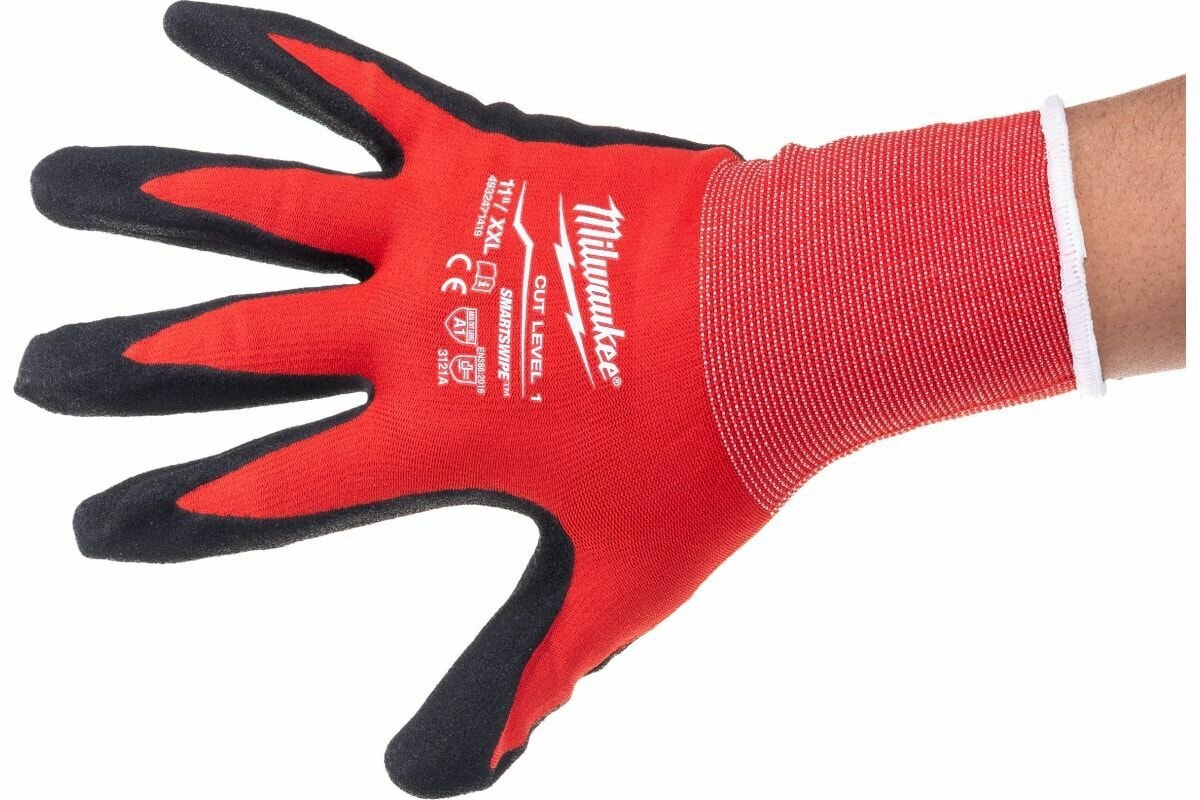 Перчатки Milwaukee с защитой от порезов уровень 1 размер 11 (XXL), 4932471419