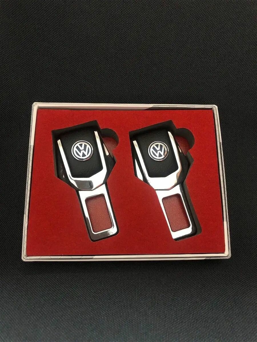 Заглушки ремней безопасности Volkswagen в подарочной упаковке в комплекте 2 шт.