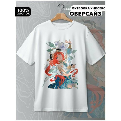 фото Футболка hypnotica, размер l, белый