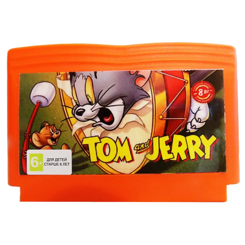 Игровой картридж TOM and JERRY для приставки Денди 8 бит Famicom