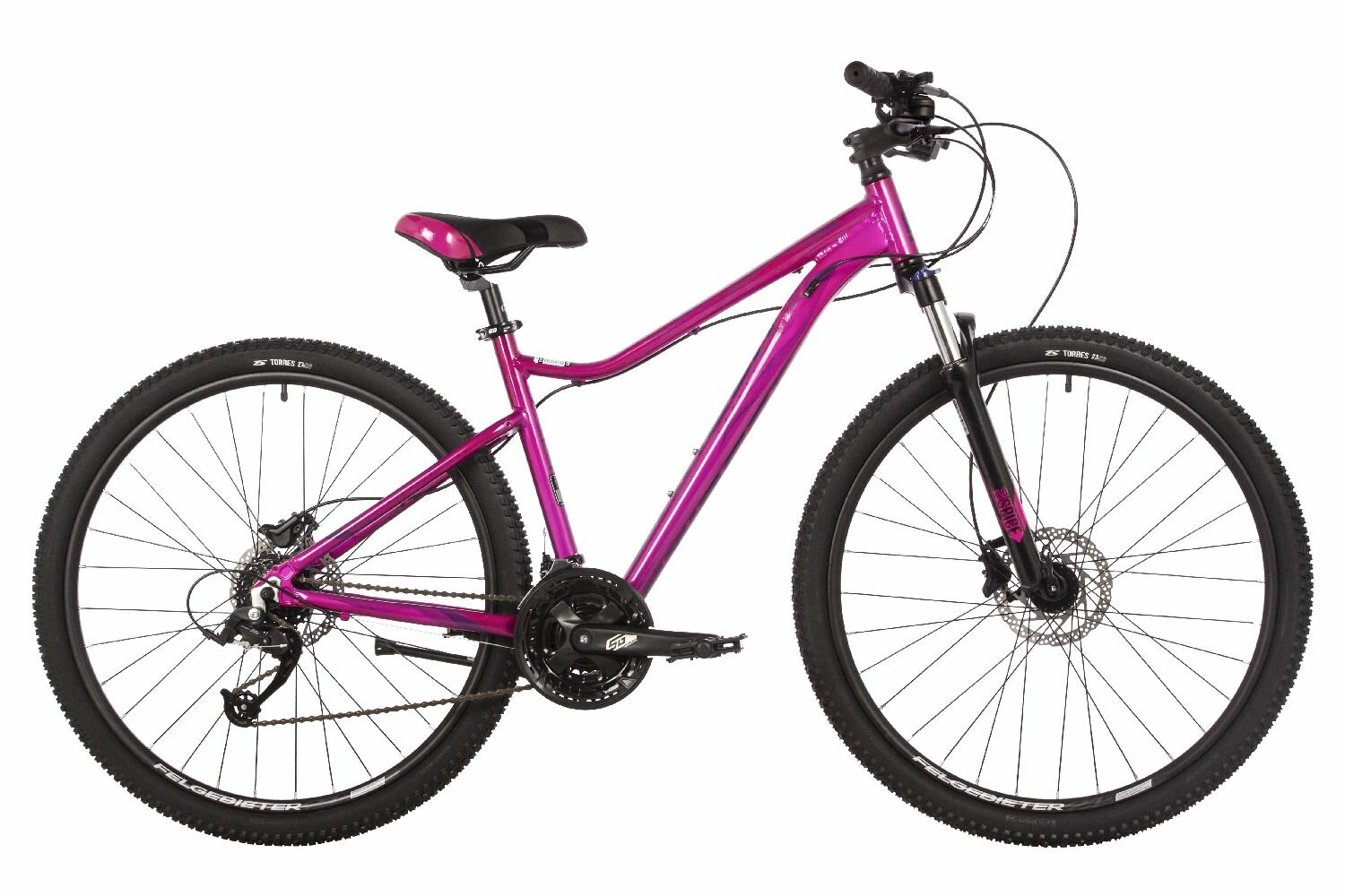 Велосипед Stinger Laguna Pro 27.5" (2023) (Велосипед STINGER 27.5" LAGUNA PRO розовый, алюминий, размер 17")