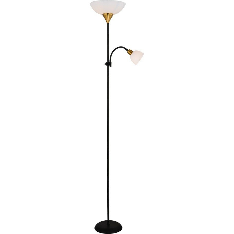 Торшер с подсветкой для чтения Arte lamp A9569PN-2BK