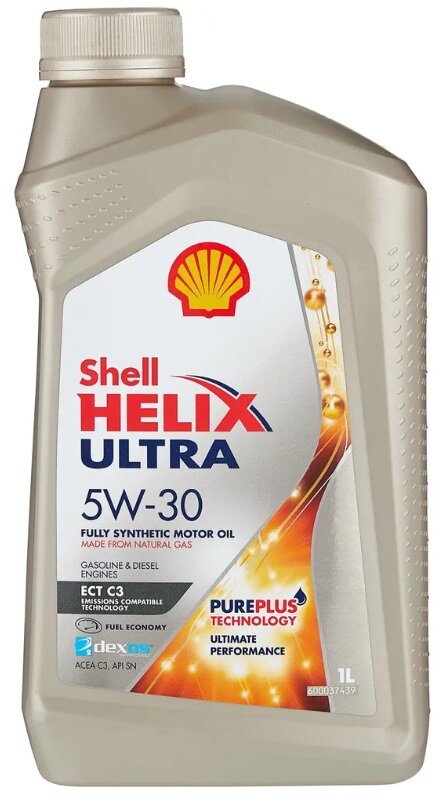 Моторное масло Shell Helix Ultra 5W-30 C3 Синтетическое 1 л