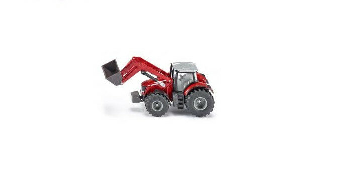 Модель трактора Massey Ferguson с фронтальным погрузчиком 1:50