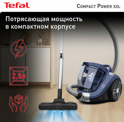 Пылесос с контейнером для пыли Tefal Compact Power XXL TW4881EA