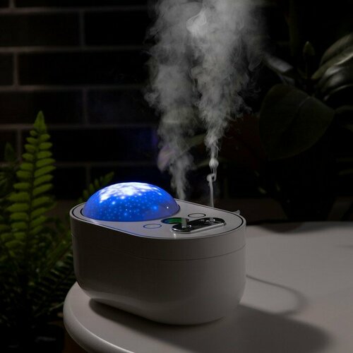 Увлажнитель воздуха Luazon HM-11 ночник Звёздное небо 1 л 4Вт акб 4000 мАч белый 449800₽