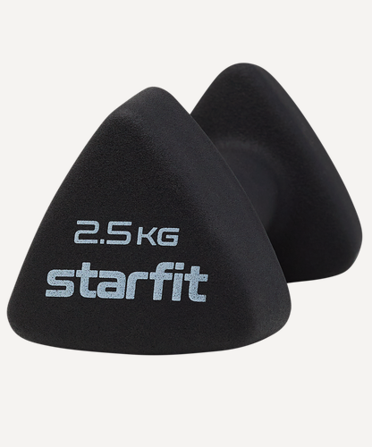 Изображение товара Гантель неопреновая Starfit Db-205 2,5 кг, черный