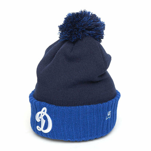 Шапка Atributika & Club, размер 55-58, синий шапка мужская с помпоном хк динамо минск atributika