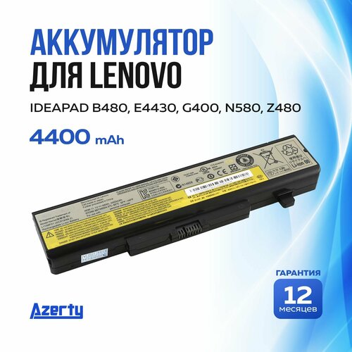 Аккумулятор L11S6F01 для Lenovo G580 4400mAh аккумулятор для ноутбука ibm lenovo ideapad b480 b585 g480 g580 n581 n586 v480 v580 y480 z480 series 10 8v 4400mah 45n1049 l11l6f01
