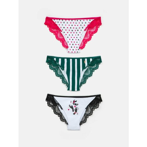фото Трусы infinity lingerie, 3 шт., размер xxl, белый
