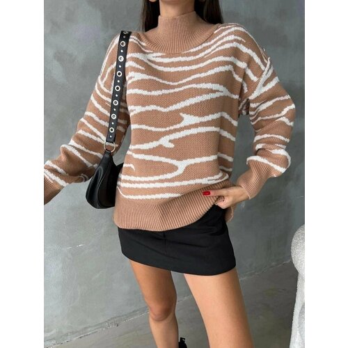 фото Джемпер, размер 42-48, белый, бежевый comfort hoodies