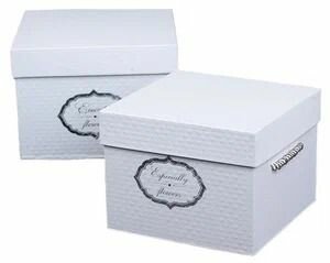 Набор подарочных коробок 3 в 1, белый