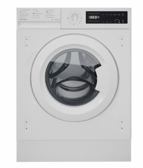 Встраиваемая стиральная машина KRONA KALISA 1400 8K WHITE (KRWM108)