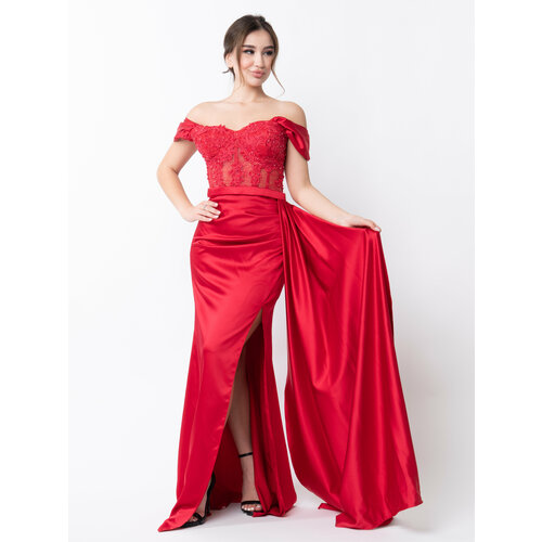 Платье EL-EZER, размер S, красный