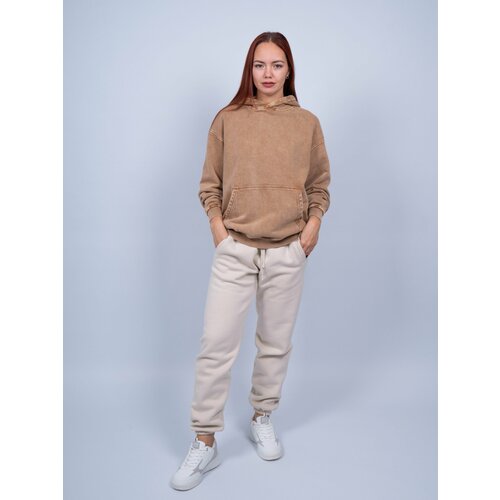 фото Брюки , размер 48, бежевый 365 clothes