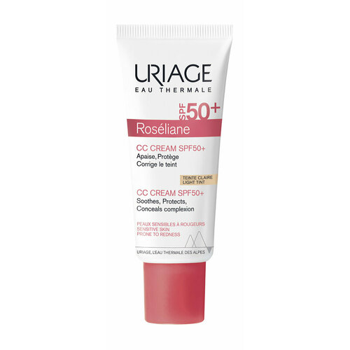 CC крем для чувствительной кожи лица Uriage Roseliane CC Cream SPF 50+