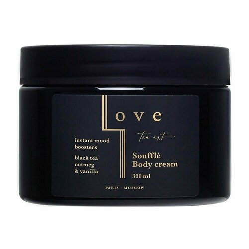 Крем-суфле для тела с ароматом черного чая мускатного ореха и ванили Love Tea Art Souffle Body Cream Black Tea and Nutmeg Vanilla 5594₽