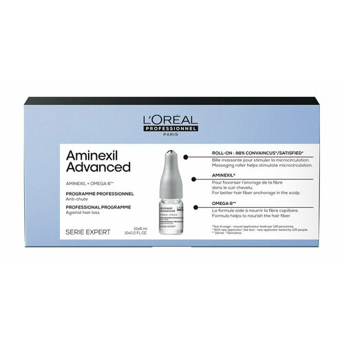 Лосьон от выпадения волос в монодозах 60 мл L Oreal Professionnel Serie Expert Aminexil Advanced Lotion