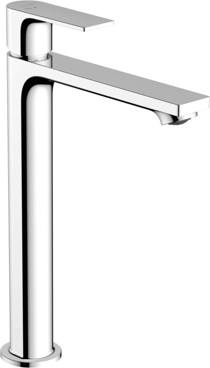 Смеситель для раковины hansgrohe Rebris E 80, со сливным гарнитуром 72550000, хром - фото №12