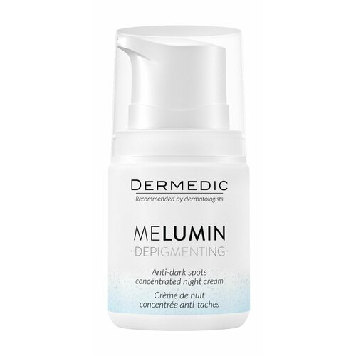 Ночной крем концентрат для лица против пигментных пятен Dermedic Melumun Anti Dark Spots Concentrated Night Cream