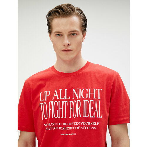 фото Футболка koton, размер s, красный