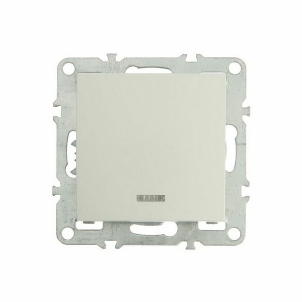 фото Выключатель 1-клавишный c индикатором