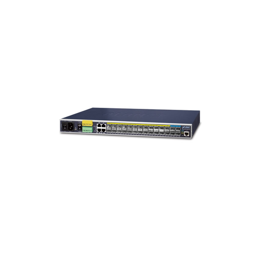 Коммутатор Planet IGS-6325-20S4C4X коммутатор planet igs 6325 20t4c4x ip30 19 rack mountable industrial l3 managed core ethernet switch 24 1000t with 4 shared 100 1000x sfp 4 10g sfp 40 to 75 c ac 2 dc dido erps ring 1588 modbus tcp cybersecurity features hardware la