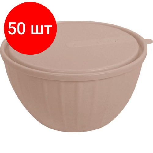 Комплект 50 штук, Салатник Sugar&Spice 1.7л пластик с крышкой (SE186611005)