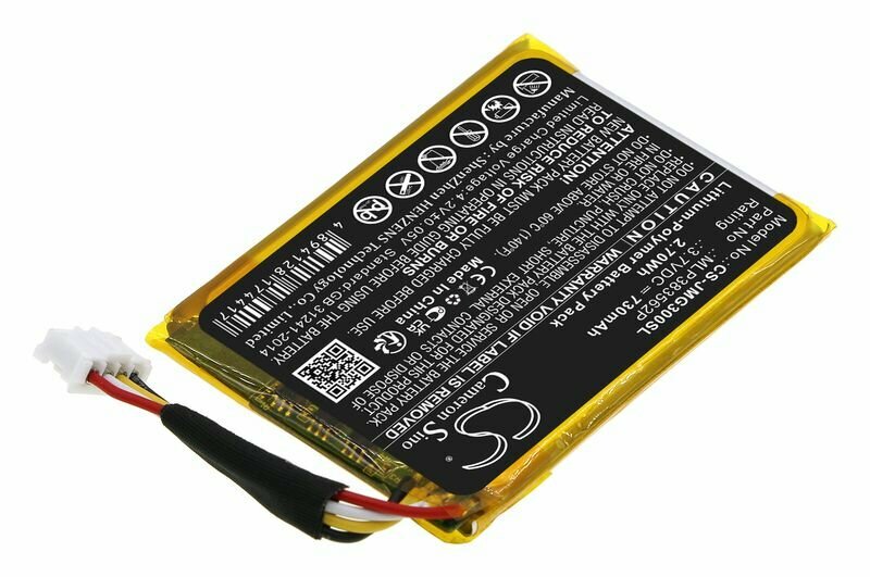 Аккумулятор Cameron Sino для портативной акустики JBL Go 3, p/n: MLP383562P, 730мАч — фото 2