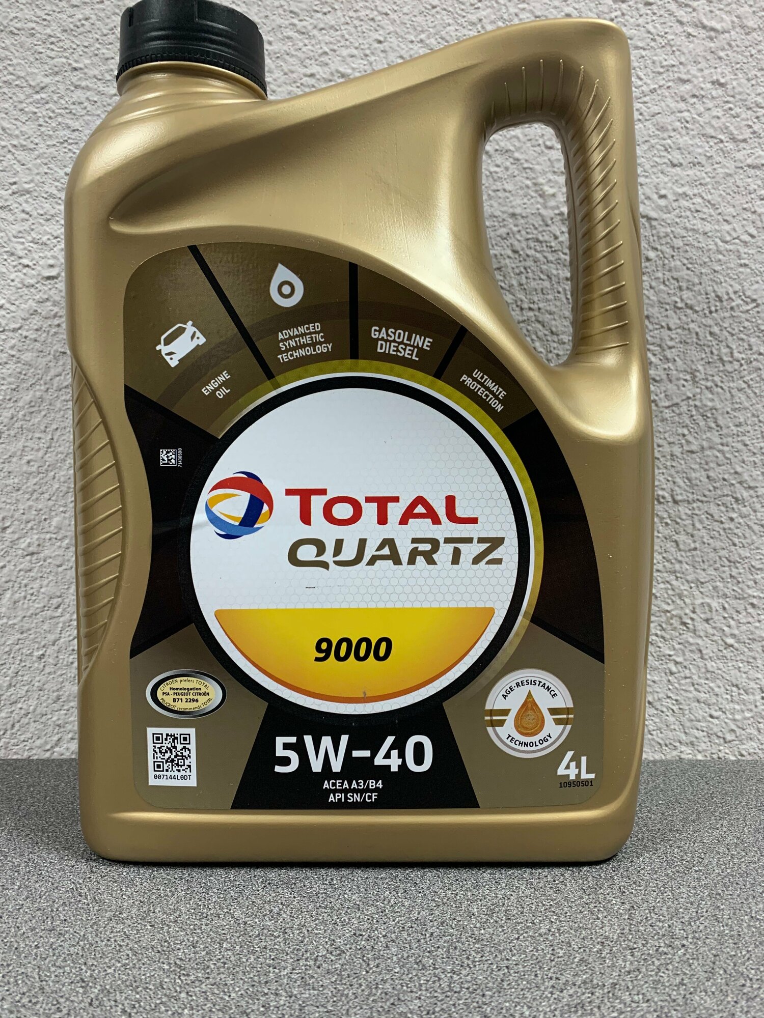 Масло Total Quartz 9000 5w-40 RU