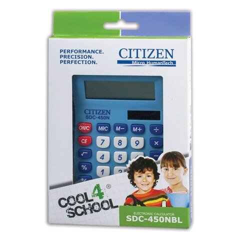 Калькулятор бухгалтерский CITIZEN SDC-450N, розовый - фото №7