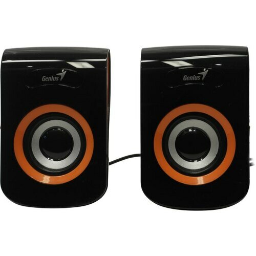 Колонки компьютерные Geinus SP-Q180, 2.0, 2 x 3W RMS, USB-power, Orange