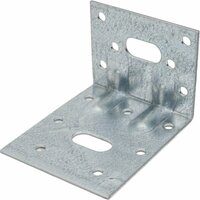 Уголок крепежный усиленный 50х77х64 мм 335717 используется для соединения деревянных элементов конструкции под прямым углом. С  ...