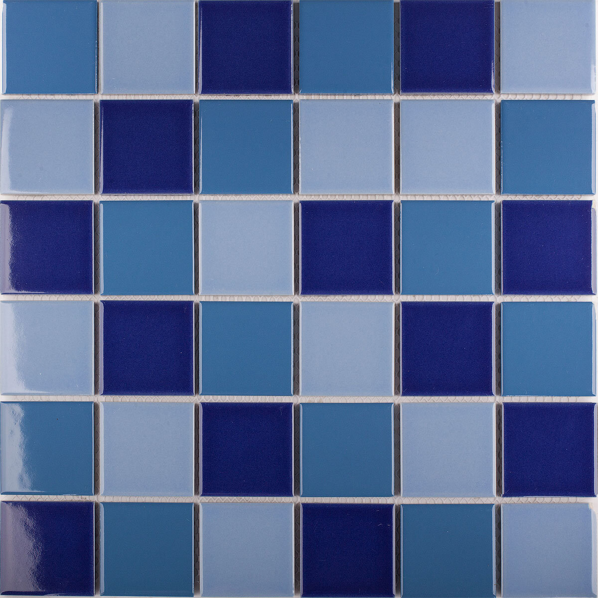 Мозаика Starmosaic 48х48 Blue Mix Glossy 30,6x30,6 (цена за 1 шт)
