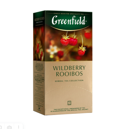 Чай травяной Greenfield Wildberry Rooibos, 25 шт