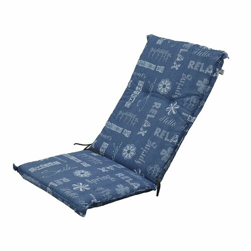 Подушка на низкое кресло MALEZJA 100x46x5 см синяя