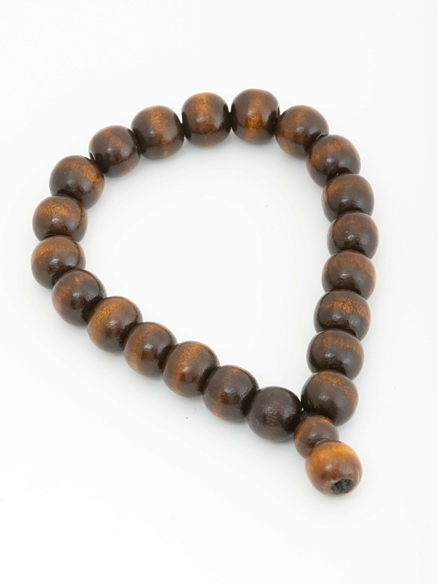 Чётки ЖемАрт, дерево, длина 20 см, коричневый — фото 1