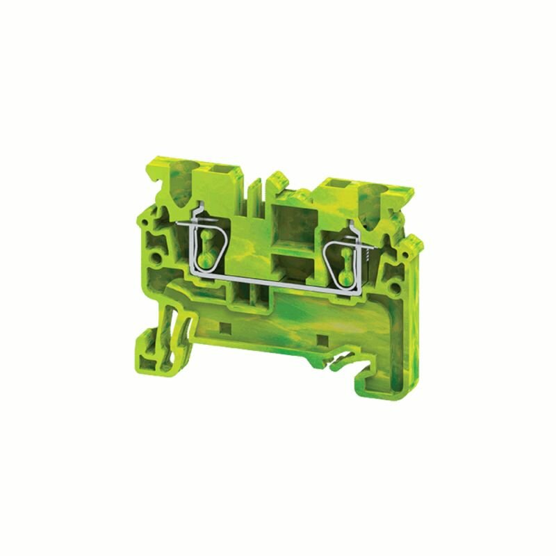 фото Клемма заземляющая пружинная OptiClip CXG-2.5-PE-(0.2-2.5) КЭАЗ 289759