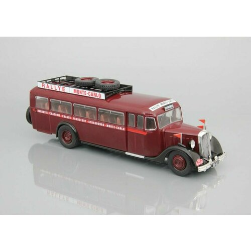 Автобус CITROEN Type 45 1934, dark red, масштабная модель коллекционная