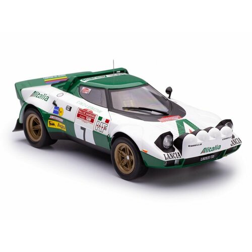 LANCIA Stratos HF #7 Alitalia Pinto/Bernacchini Rally San Remo 1975, масштабная модель коллекционная 20598 автомобиль lancia stratos hf 1979 rac rally limited edition