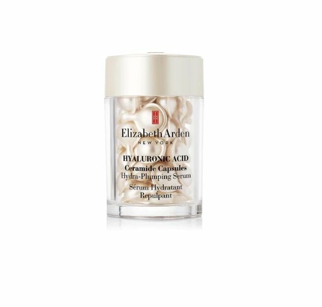 ELIZABETH ARDEN HYALURONIC ACID CERAMIDE CAPSULES HYDRA-PLUMPING SERUM /Увлажняющая сыворотка для лица и шеи с керамидами и гиалуроновой кислотой 60 капсул