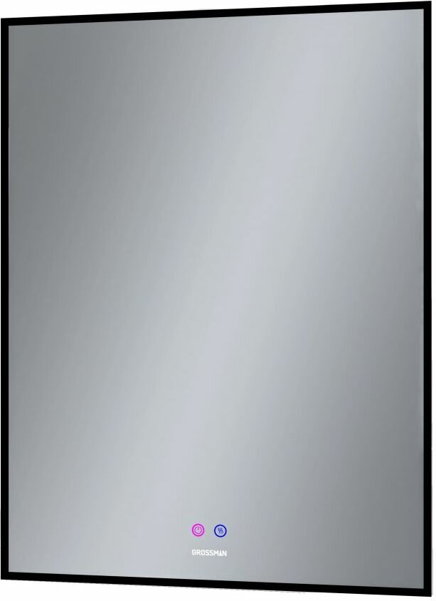 фото Зеркало Grossman Pragma-норма Black 60 см 1860802, черный