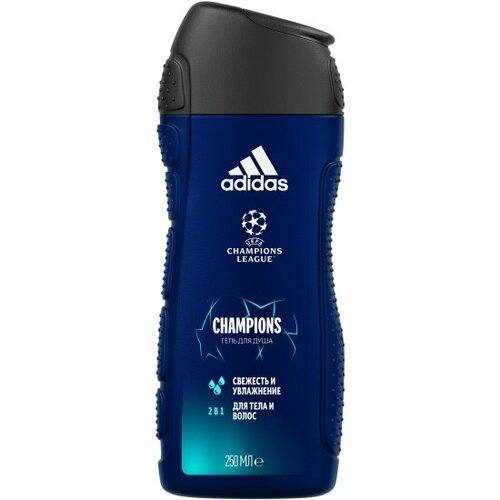 Гель для душа и шампунь ADIDAS Champions League Champions 250 мл мужская парфюмерия adidas uefa champions league champions edition eau de parfum