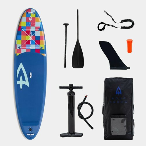 фото Sup доска надувная aqua arrow 10.8 art cube gladiator