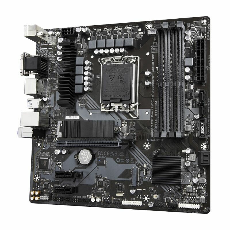Материнская плата GIGABYTE B760M DS3H DDR4, официальная гарантия — фото 1