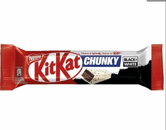 Шоколад Nestle KitKat Senses Black and White edition, 40гр - фото №2