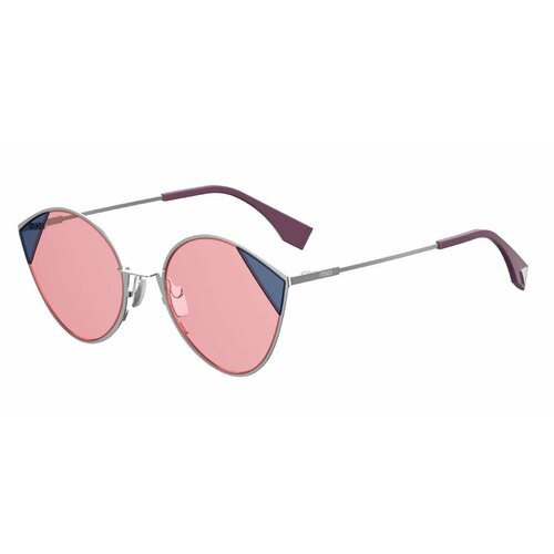 Солнцезащитные очки FENDI, розовый, лиловый женская футболка бабочка s темно синий