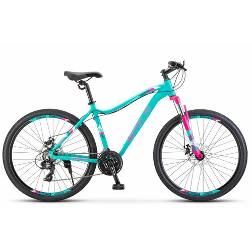 Женский велосипед Stels Miss 7500 MD V010 (2023) 16 Бирюзовый (151-165 см) женский велосипед stels miss 7500 d v010 2023 16 темно фиолетовый 151 165 см