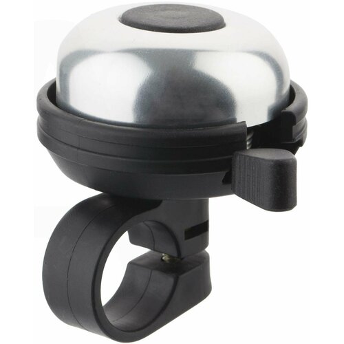 фото Звонок велосипедный (хром, черная основа) "ykx" нет бренда