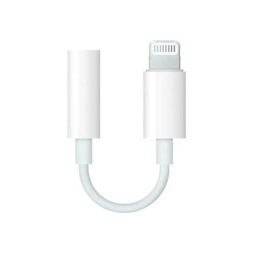 Адаптер Apple Lightning to Headphone Jack, белый apple lightning to headphone jack mmx62